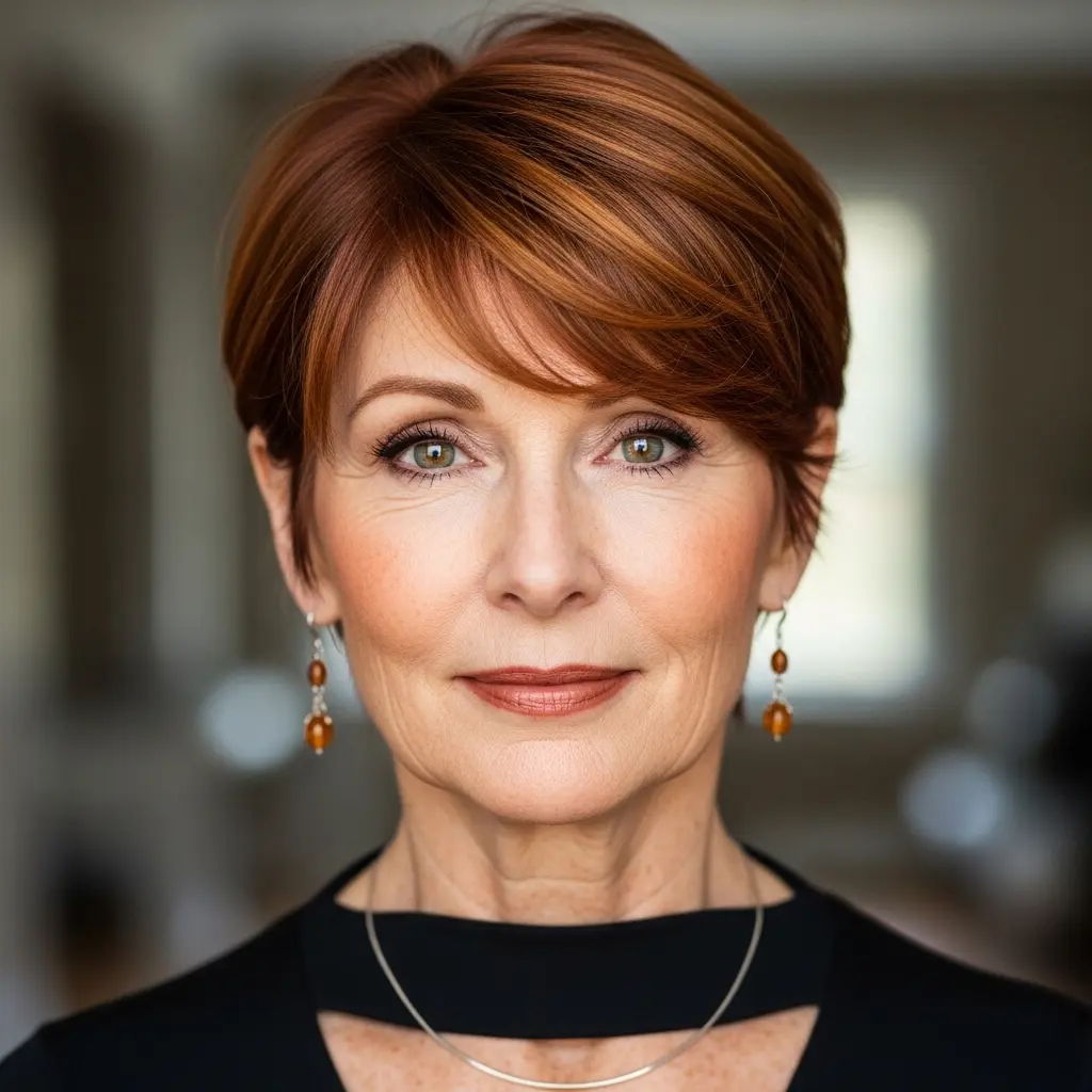 Graceful Ginger Copper for Women Over 70