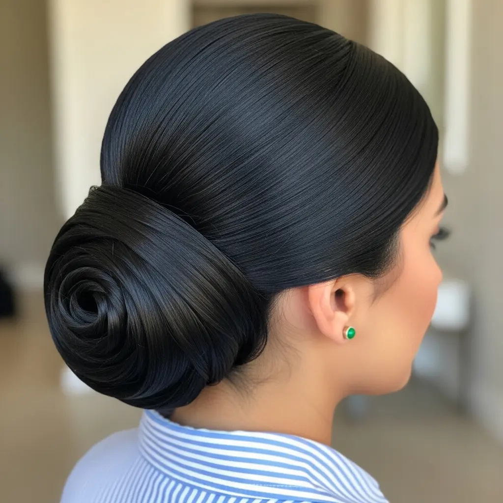 #1 Unstructured Messy Chignon