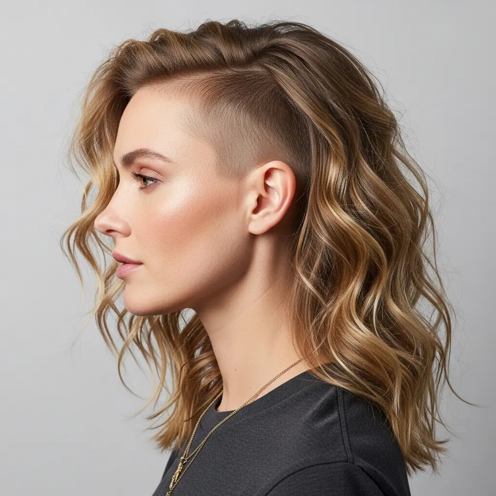 #10 Undercut with Shaved Sides for Long Hair
