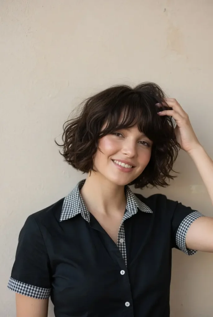 #11 Charming Curved Bob with Full Bangs