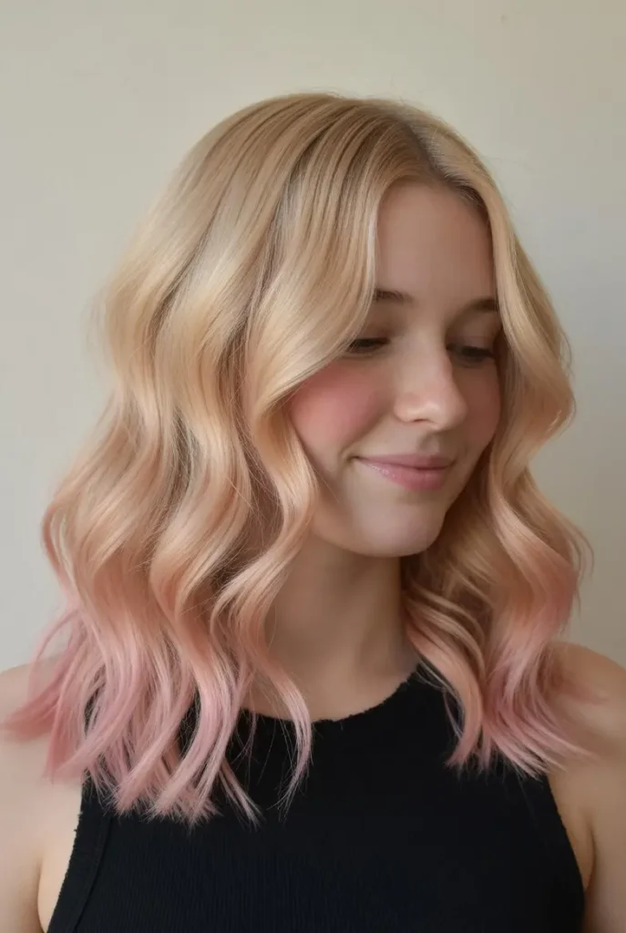 #11 Gorgeous Pastel Pink Highlights