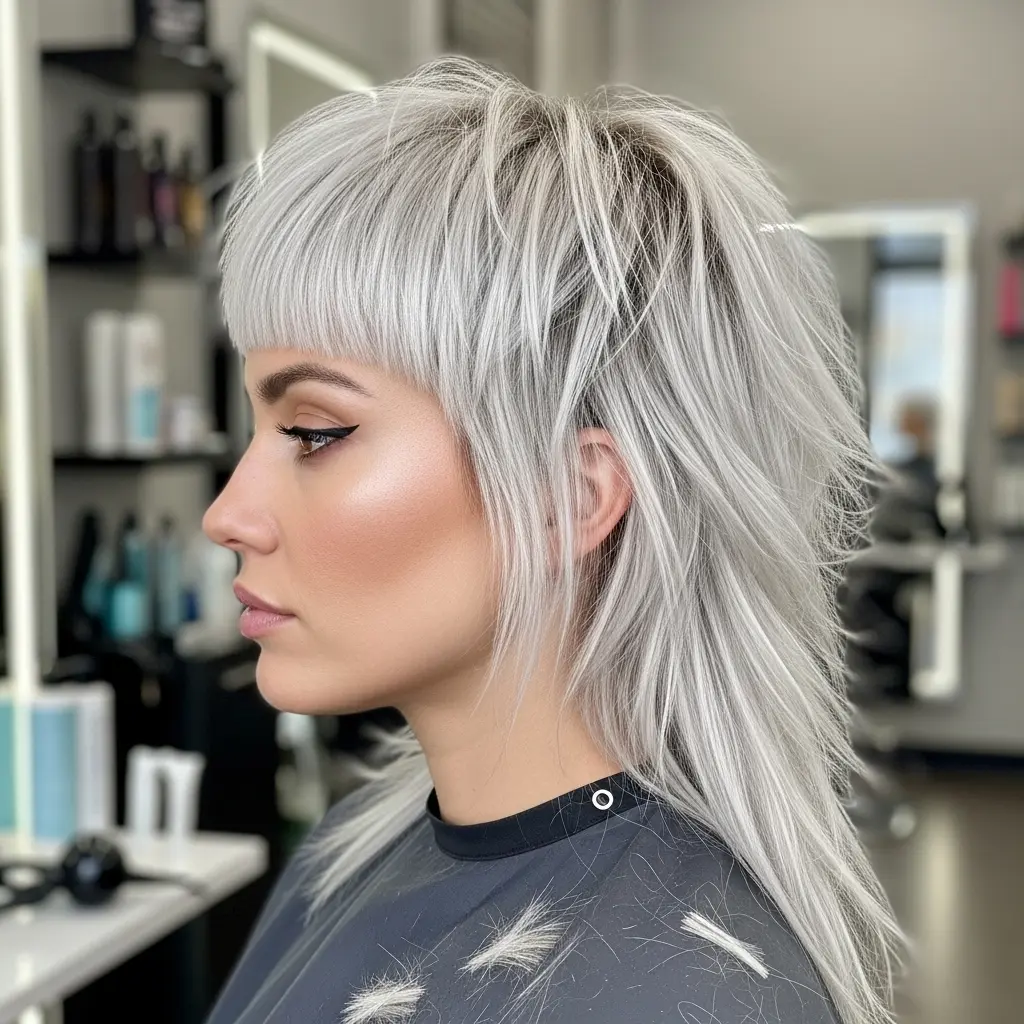 #11 Punk Rock Platinum Mullet