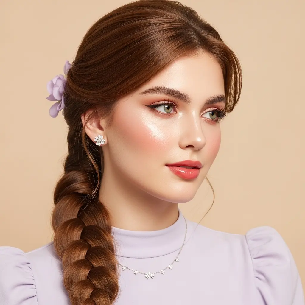 #14 Art Deco Side Ponytail