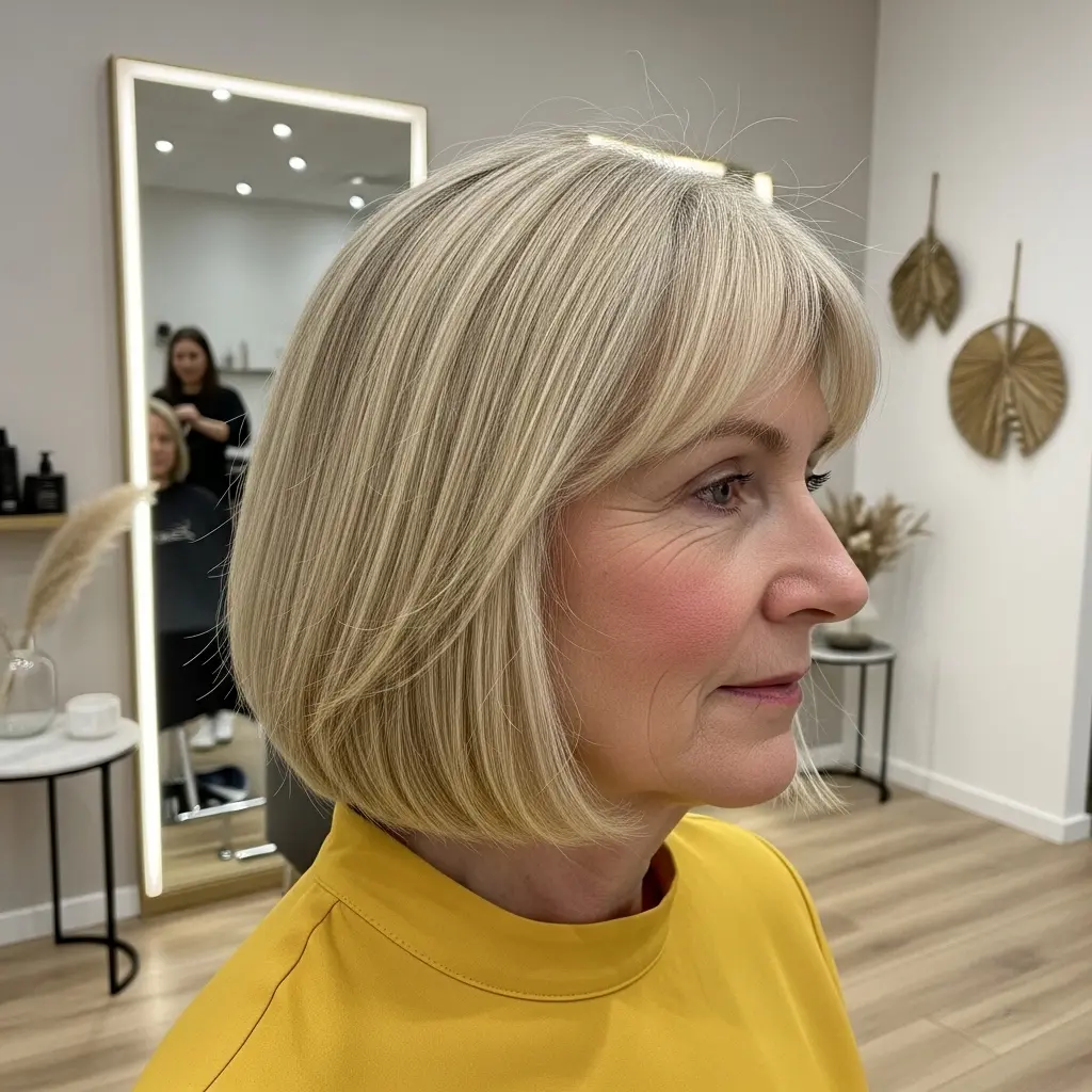 #14 Wispy Graduated Bob for Women Over 70