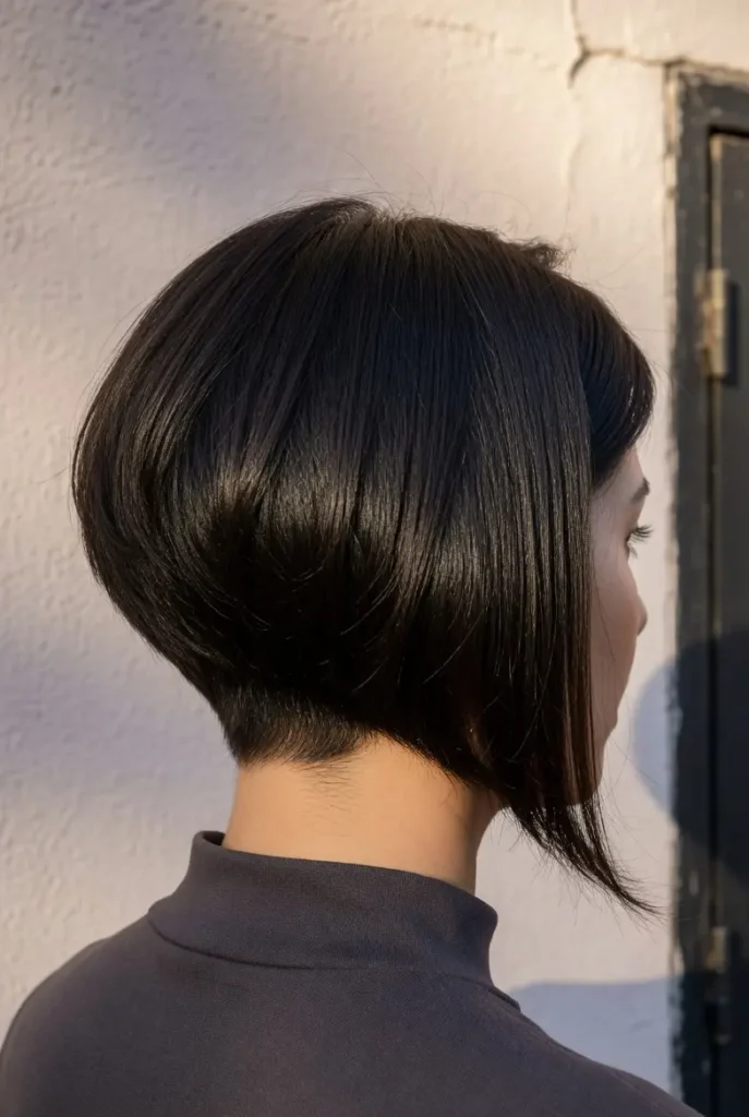 #15 A-Line Bob for Black Hair