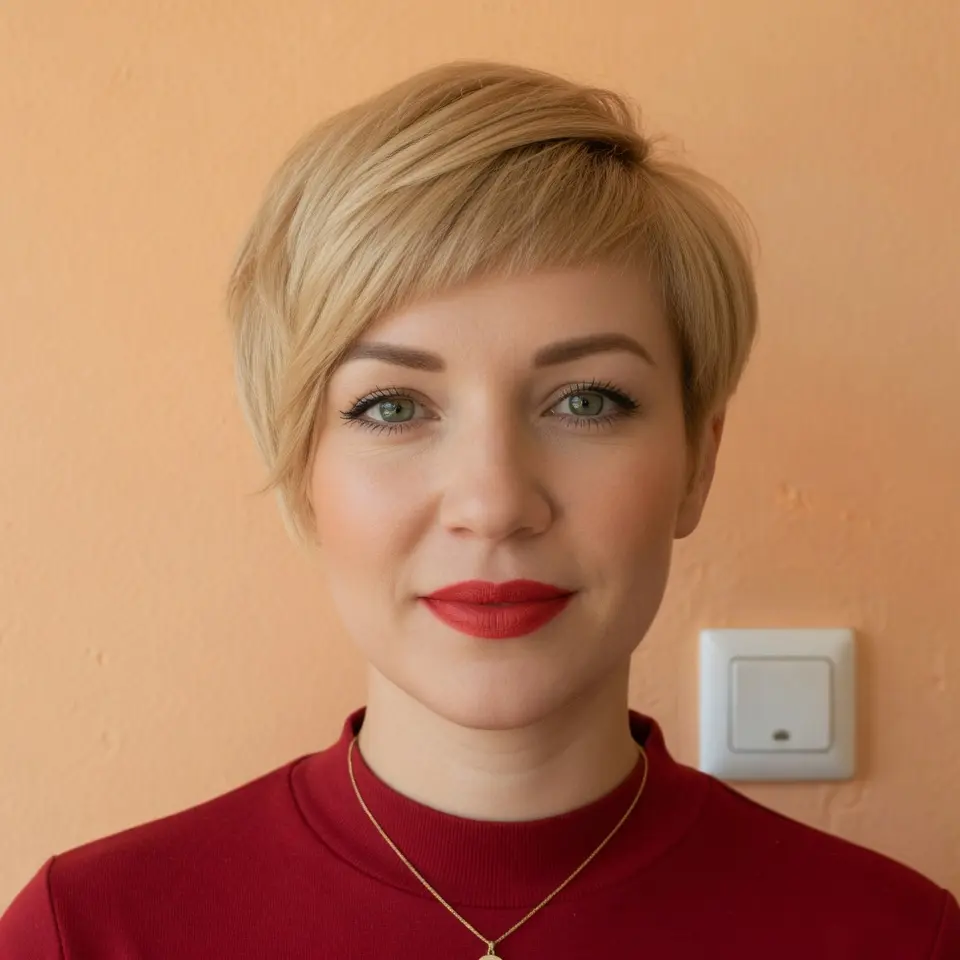 #15 Asymmetrical Bangs