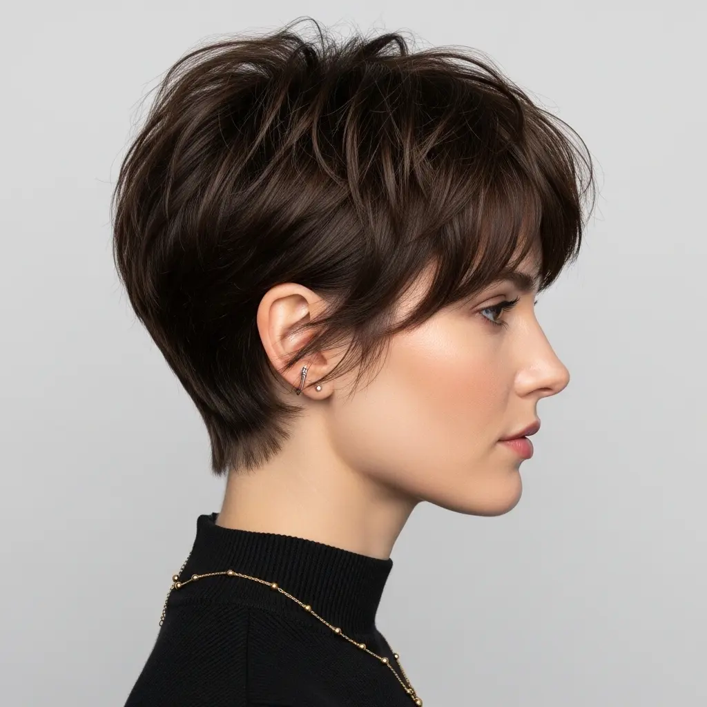 #16 Ear-Length Layered Bob