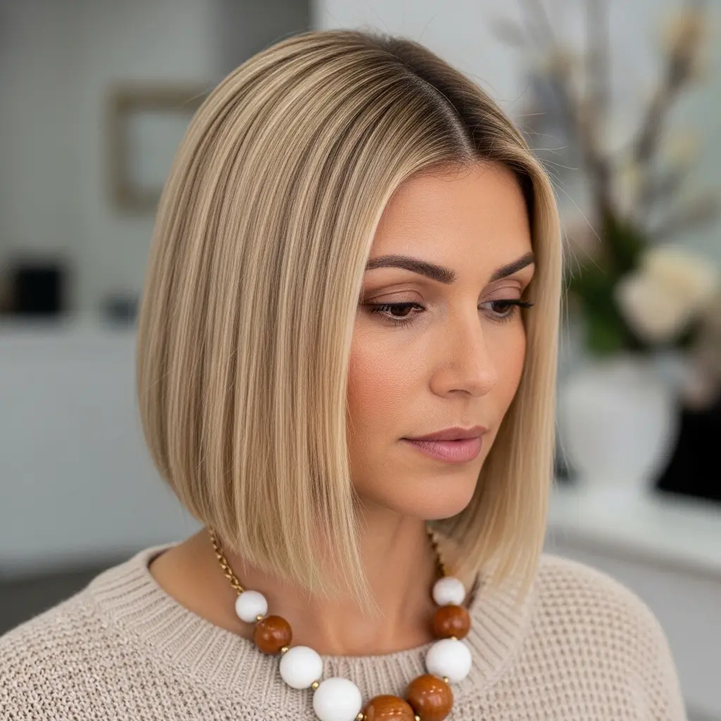 #20 Low-Maintenance Classic Straight Bob