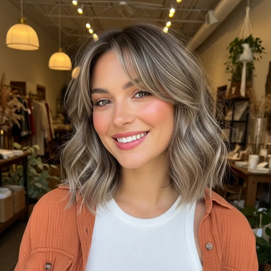 #4 Wavy Wolf Cut with Face Framing Layers