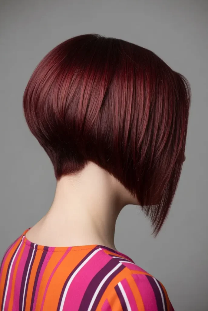 #5 Maroon A-Line Cut