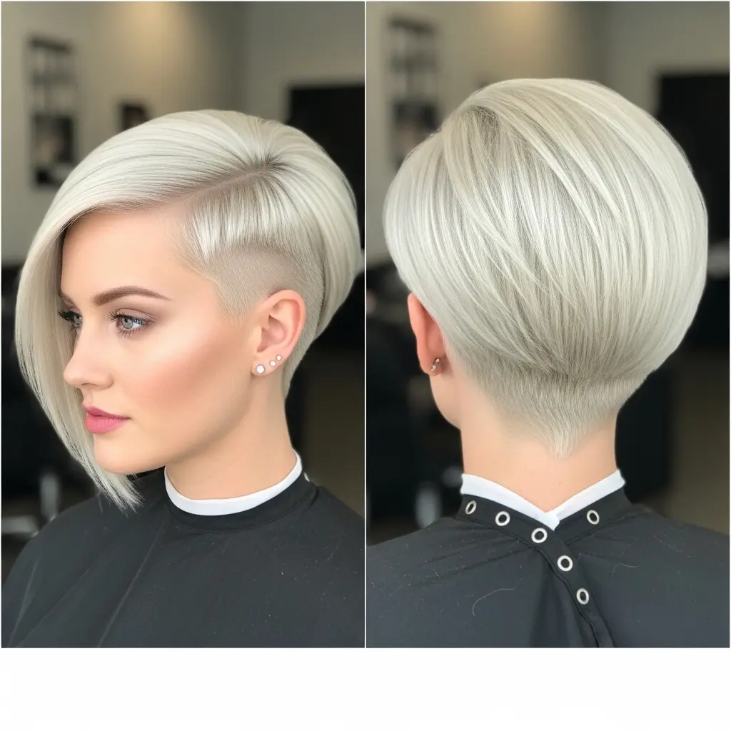 #9 Short Inverted Undercut Bob