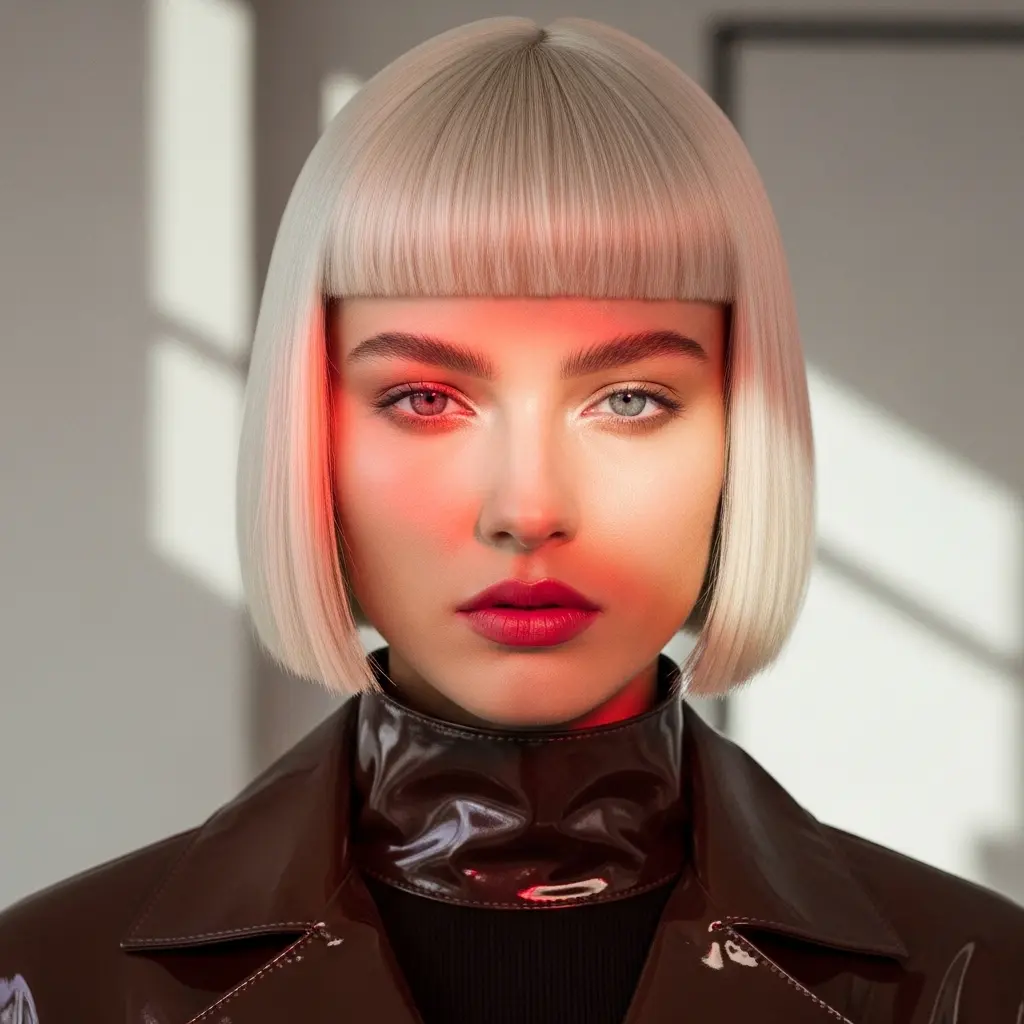 #9 Sci-Fi-Inspired Bob with Bangs