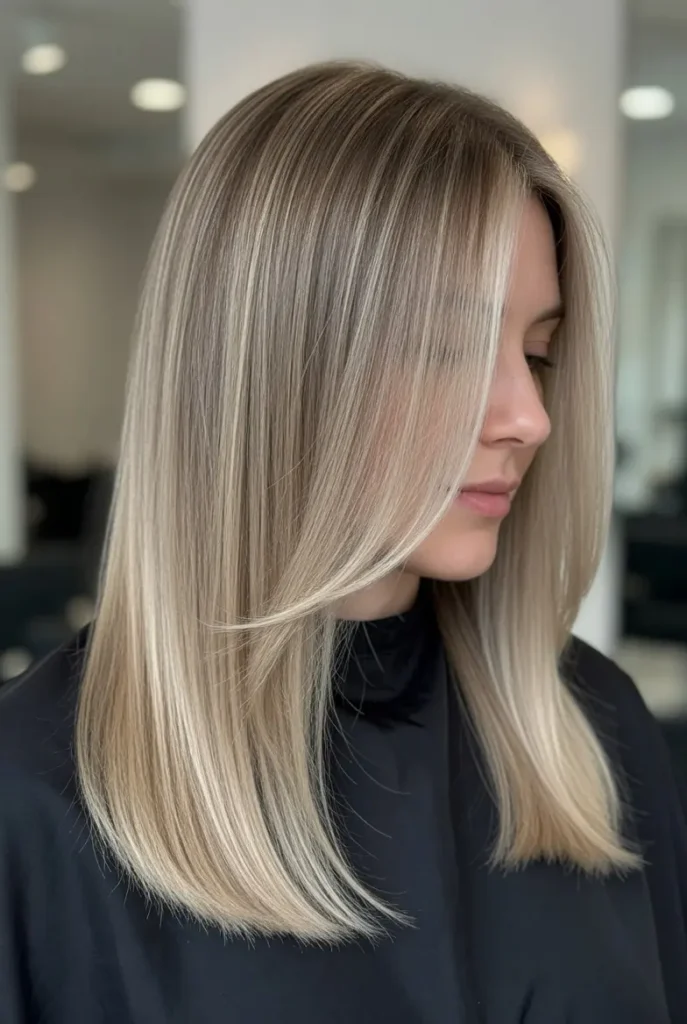 #9 Chunky Highlights for Older Women