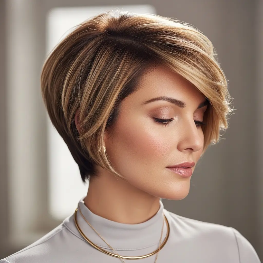 #9 Pixie Bob with Long Bangs for Versatility