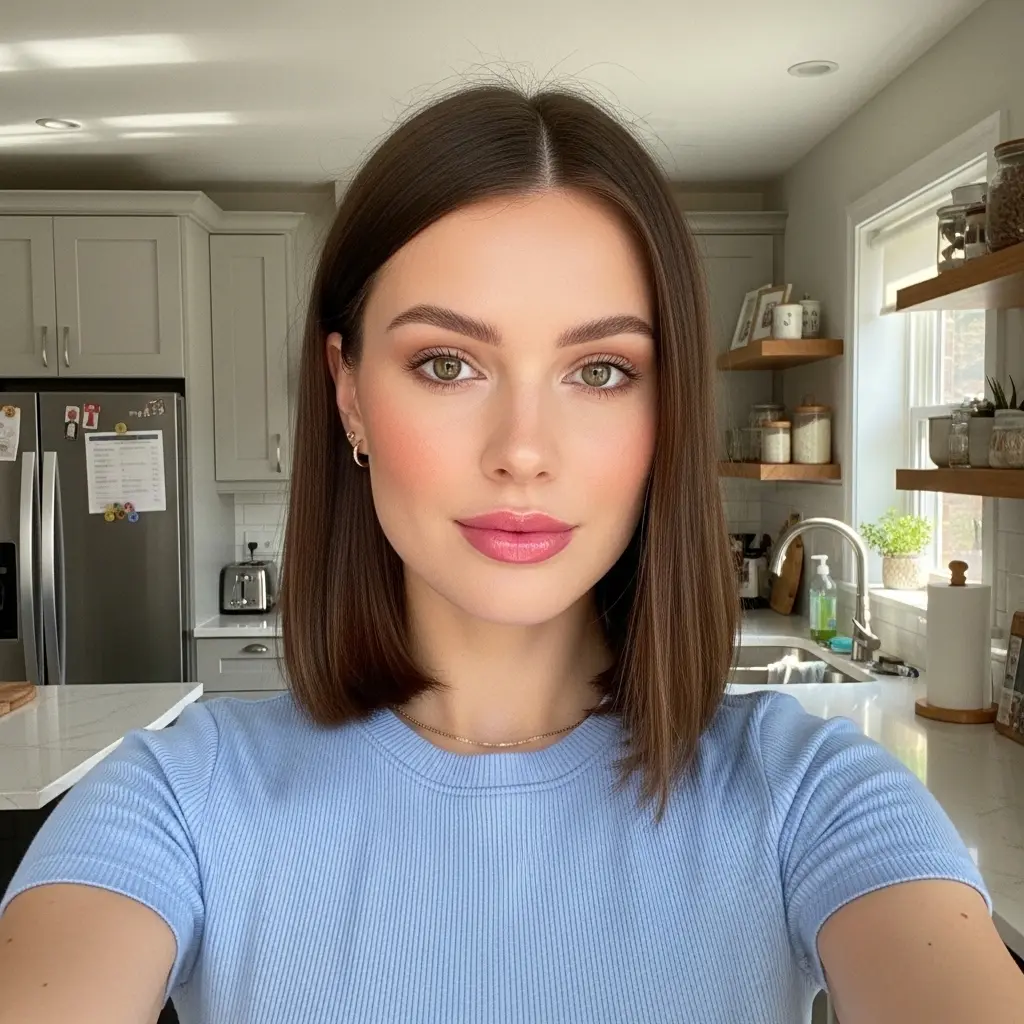 #20 Low-Maintenance Flat Haircut Idea