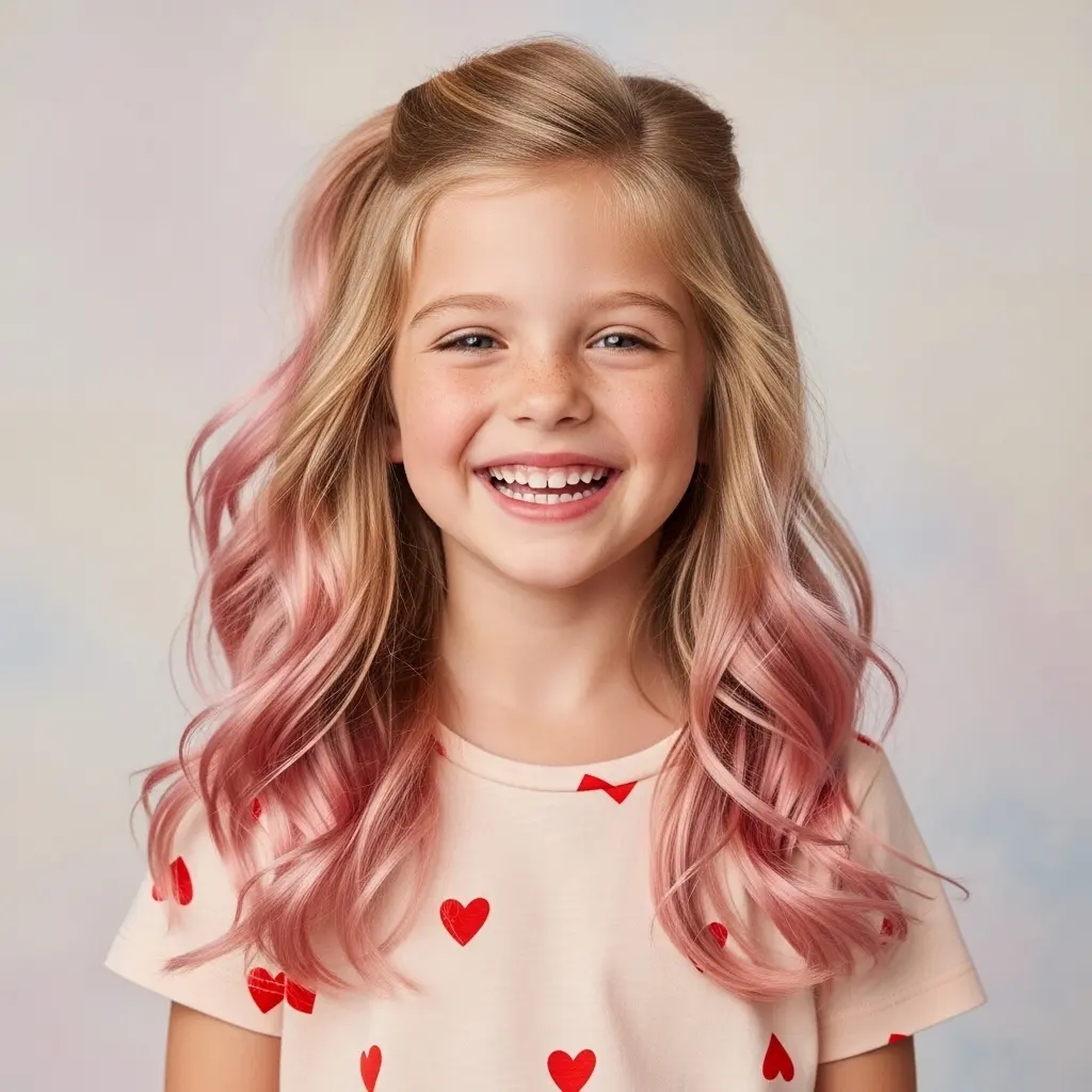#21 Playful Layered Hairstyle with Vibrant Pink Highlights