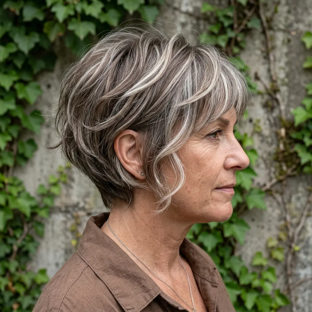 #1 Textured Pixie Shag for Women Over 50
