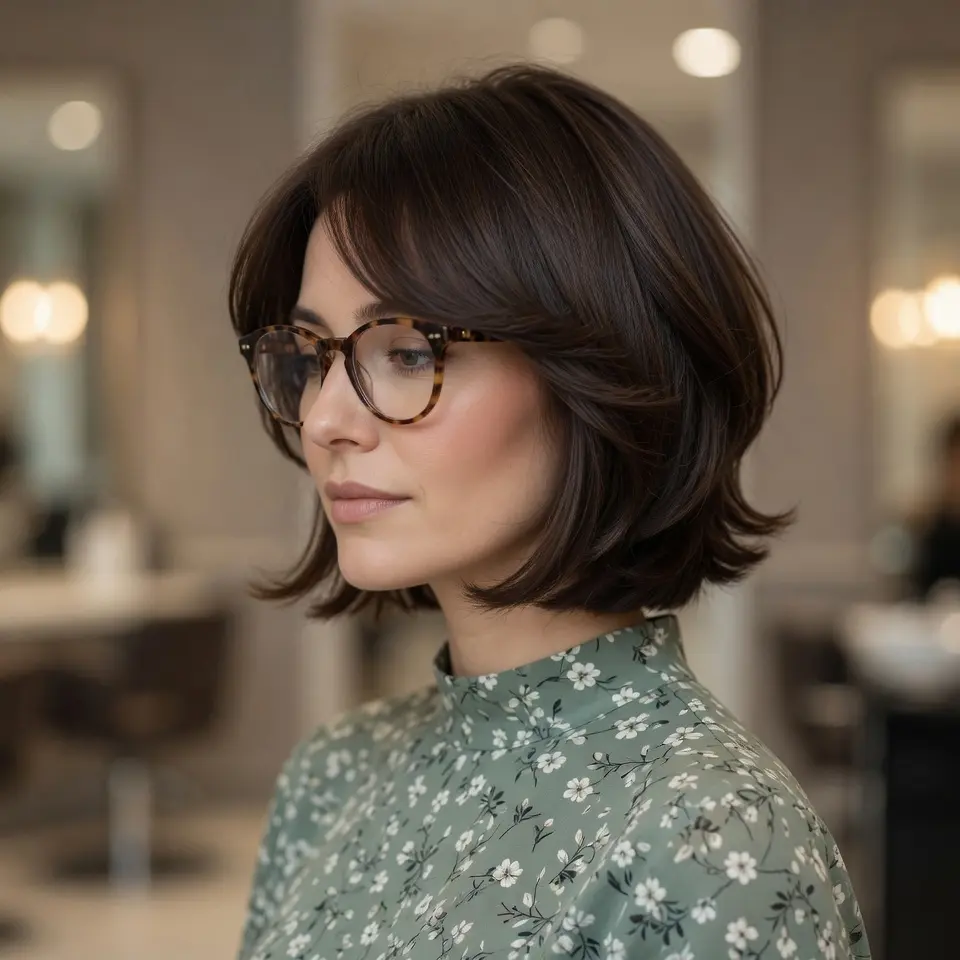 #14 Cute Bixie for Thick Hair and Glasses