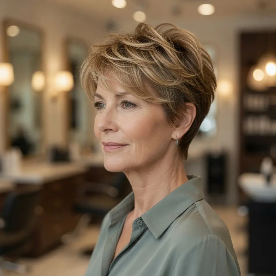 #14 Razor Cut Textured Pixie