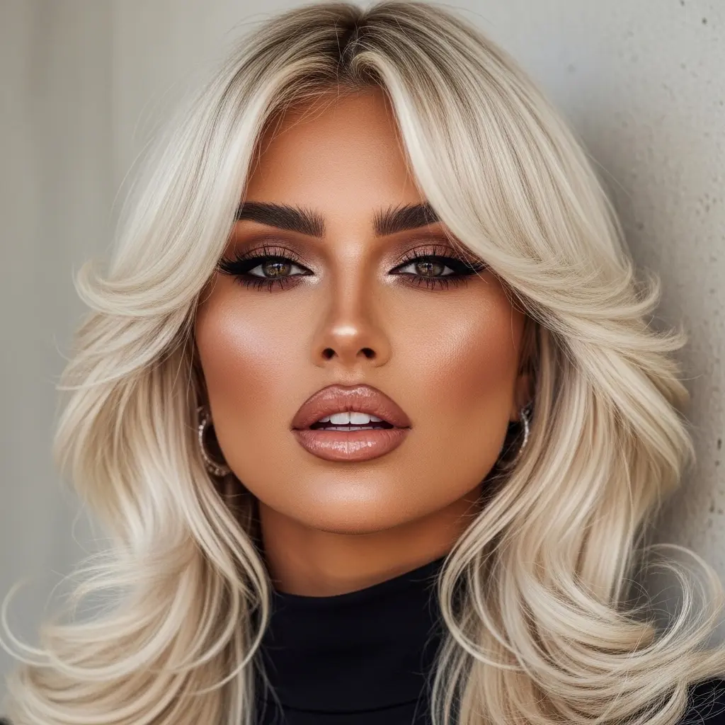 Reflective Blonde Tones