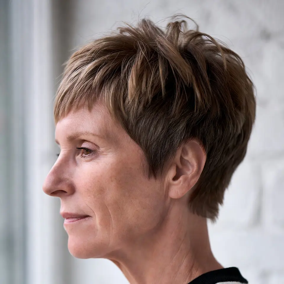 #15 Wispy and Textured Bixie Cut