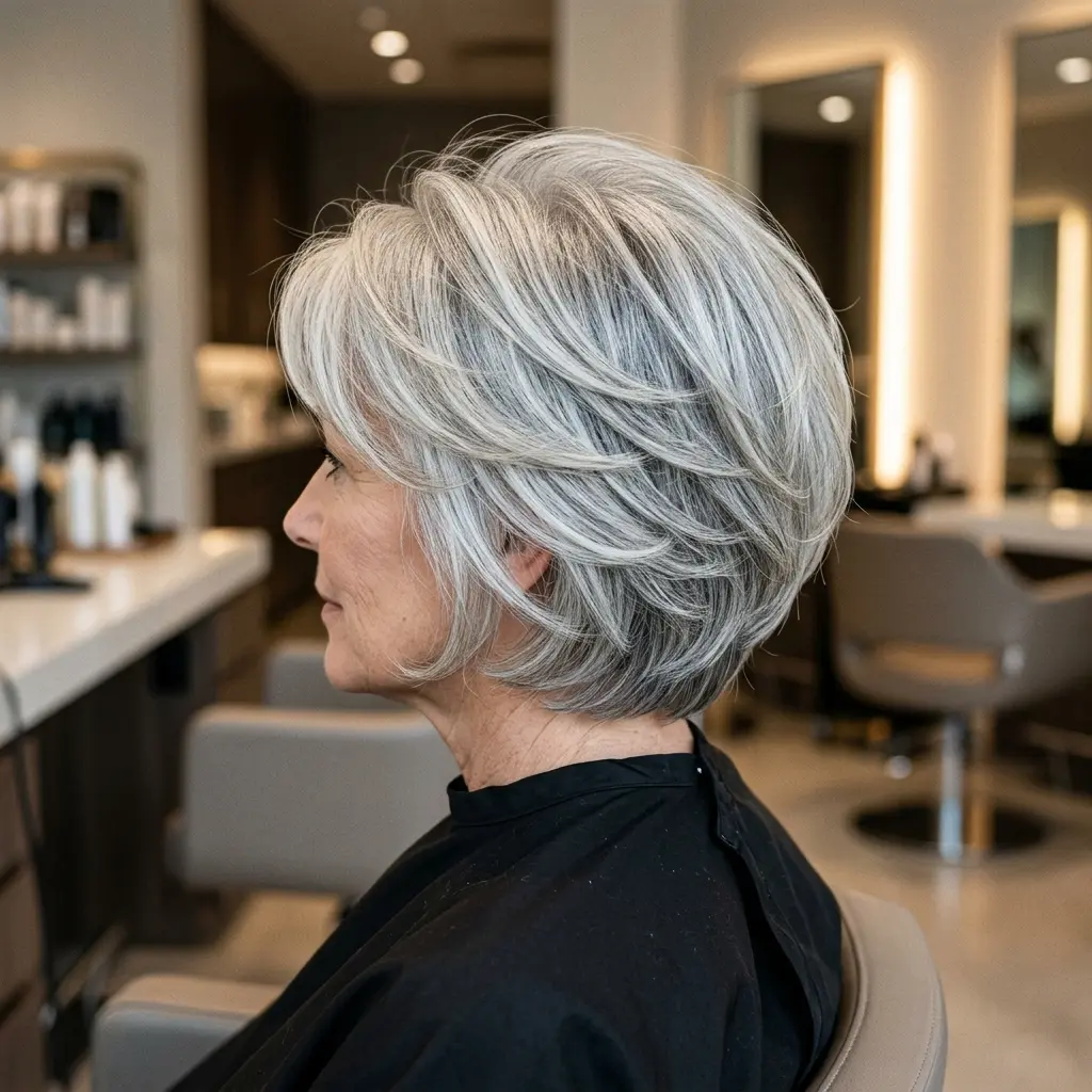#15 Long Pixie Blowout