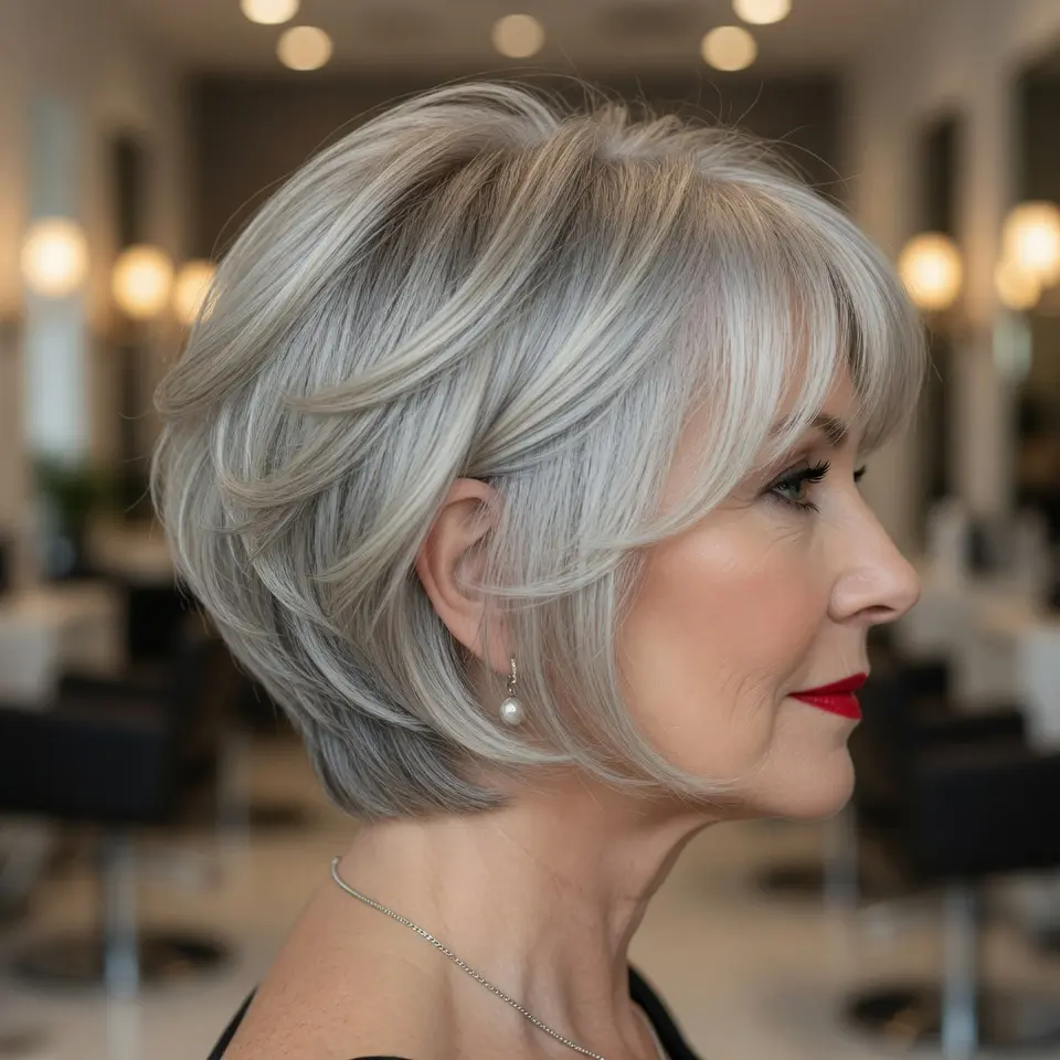 #16 Feathered Stacked Pixie Bob