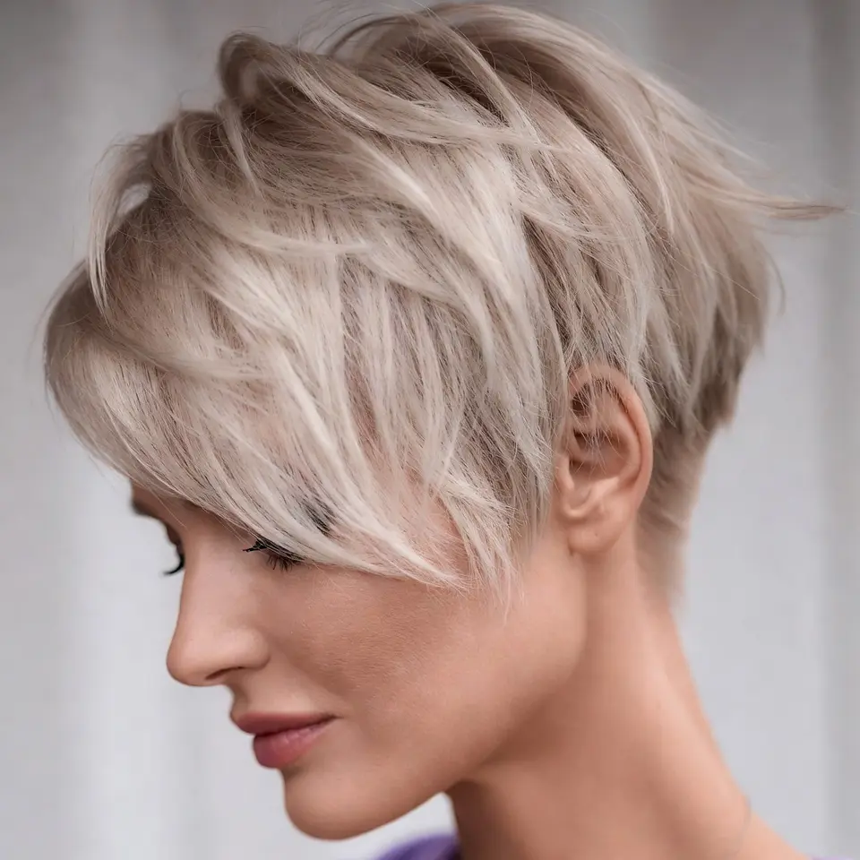 #25 Stacked Pixie Bob for Short Hair