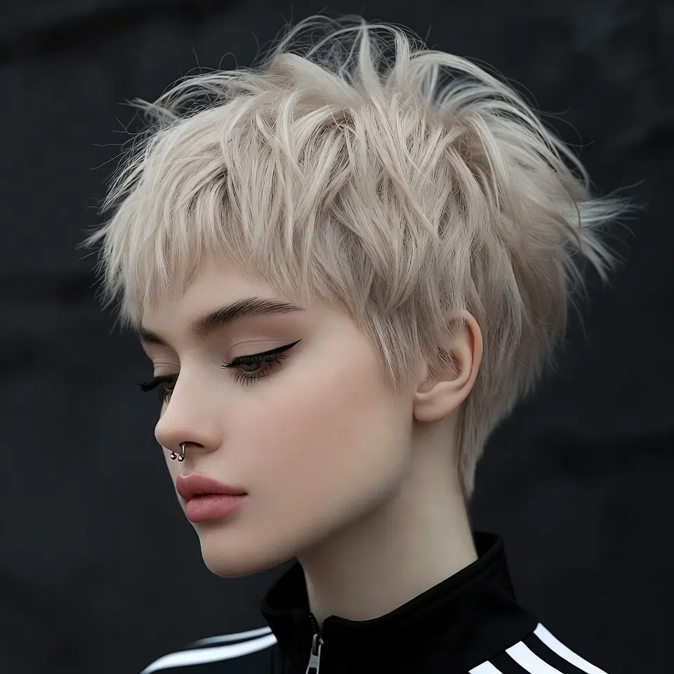 #26 Extra Short Pixie Bob with Bangs