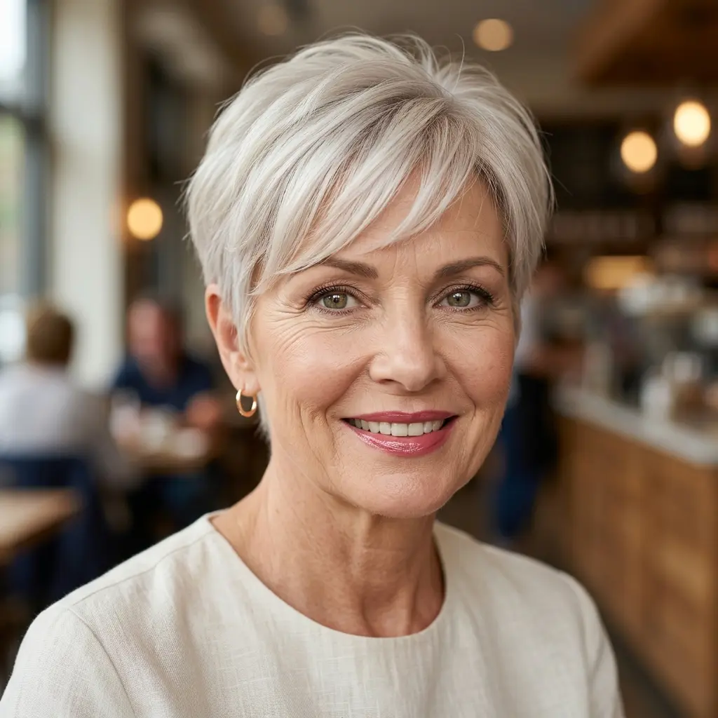 #3 Textured Pixie Cut for Fine Hair