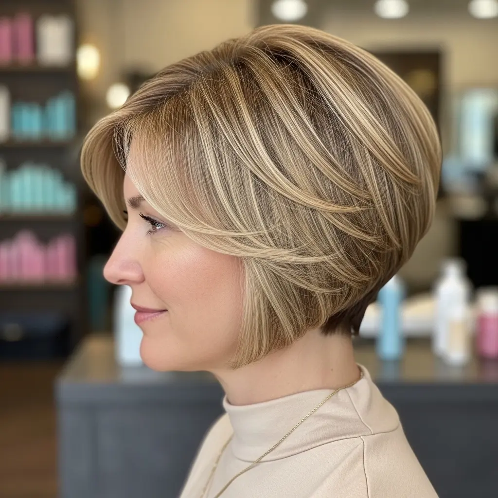 #3 Slightly Edgy Short and Stacked Cut