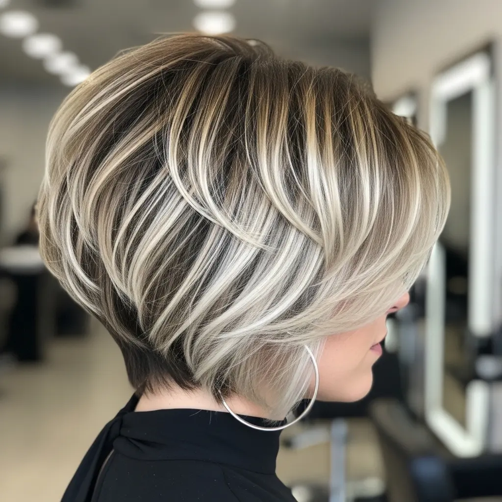 #4 Choppy Bob with Long Sides