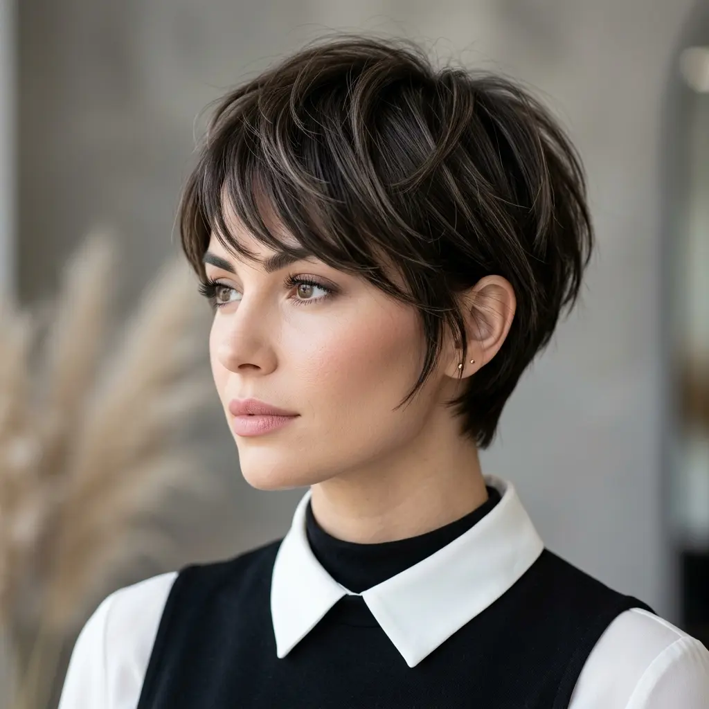 #4 Extra Long Low-Maintenance Pixie Cut