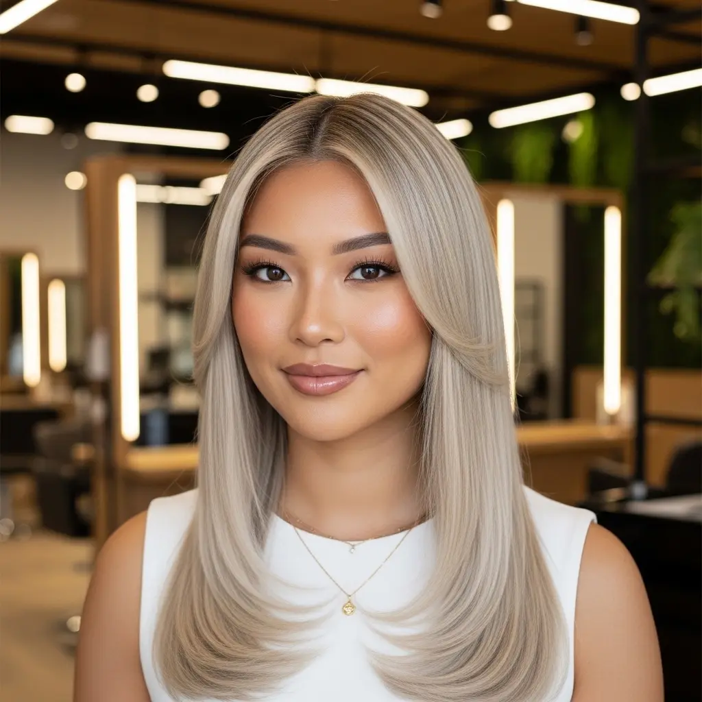 Long Layered Blonde Hair with Soft Shine