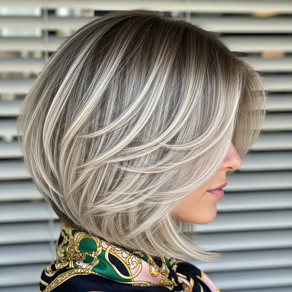 #7 Blonde A-Line Bob for Short Hair