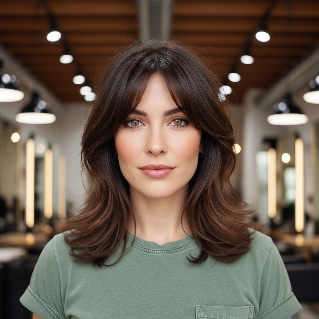 #7 Butterfly Shag with Tousled Texture