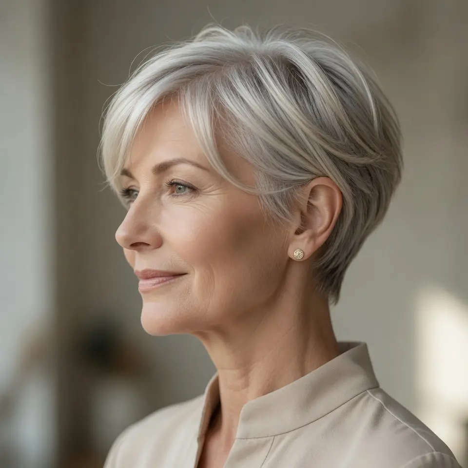 #8 Short Stacked Bob + Pixie Hairstyle