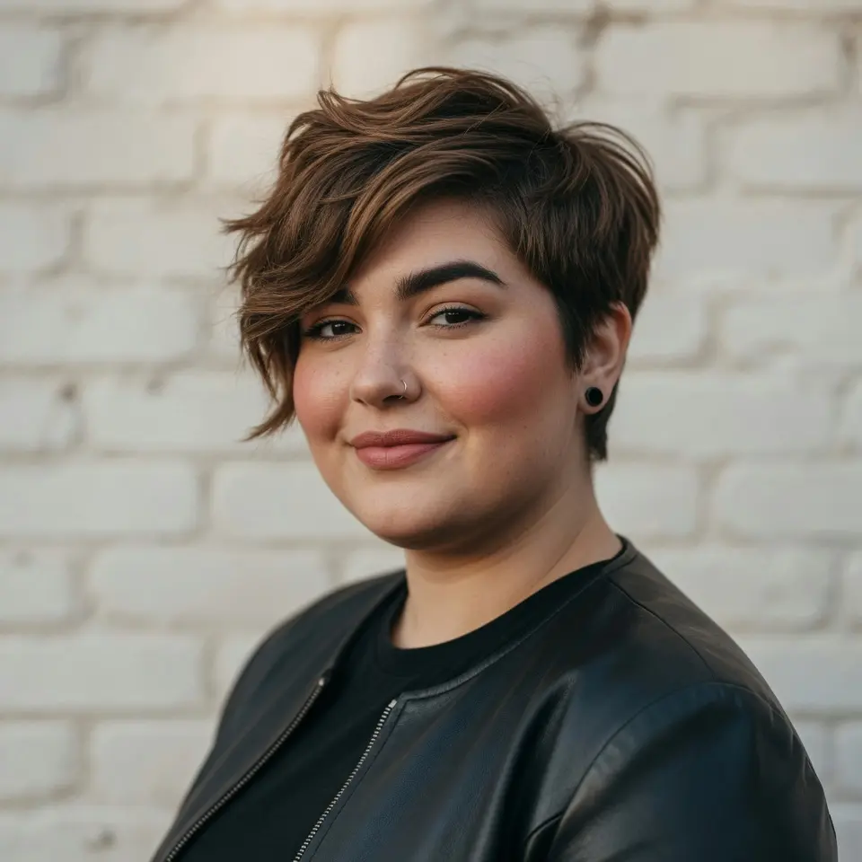 #1 Edgy Asymmetrical Pixie Cut