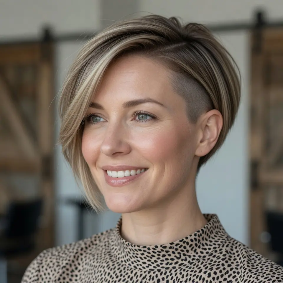 #13 Subtle Undercut for Women over 40
