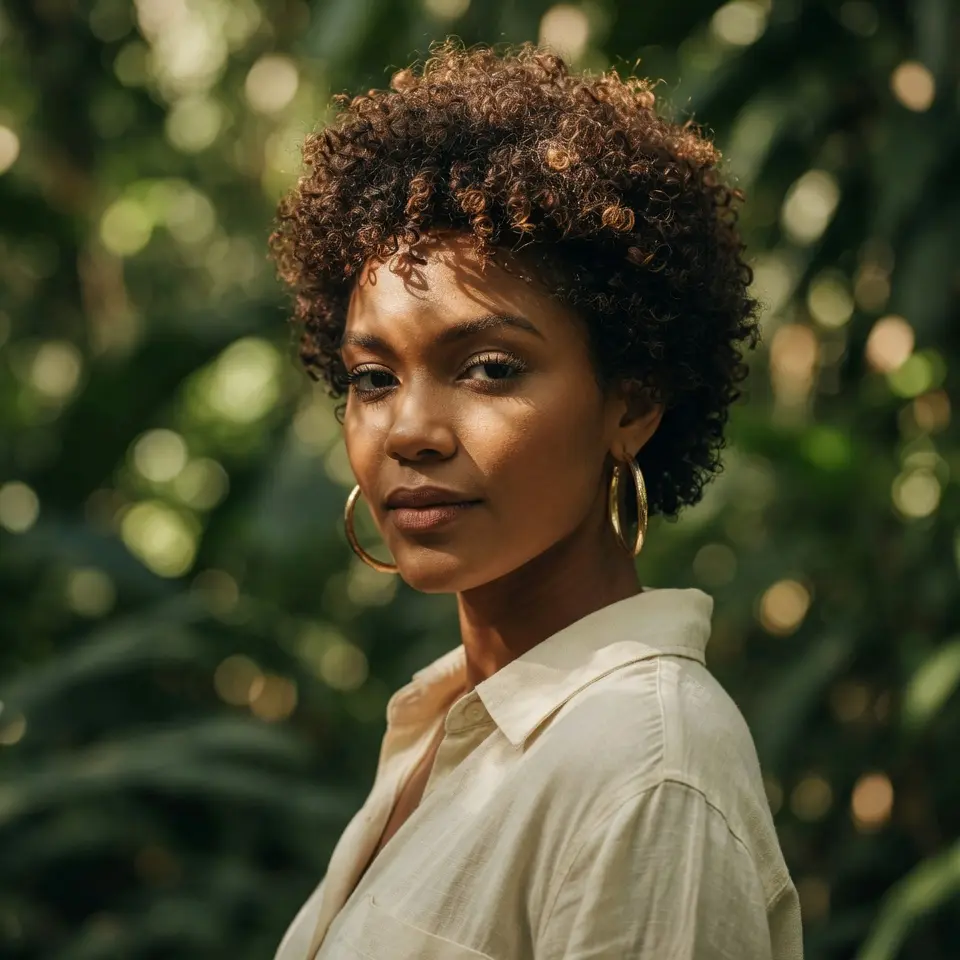 #14 Pixie Bob Haircut for Black Women with Natural Texture