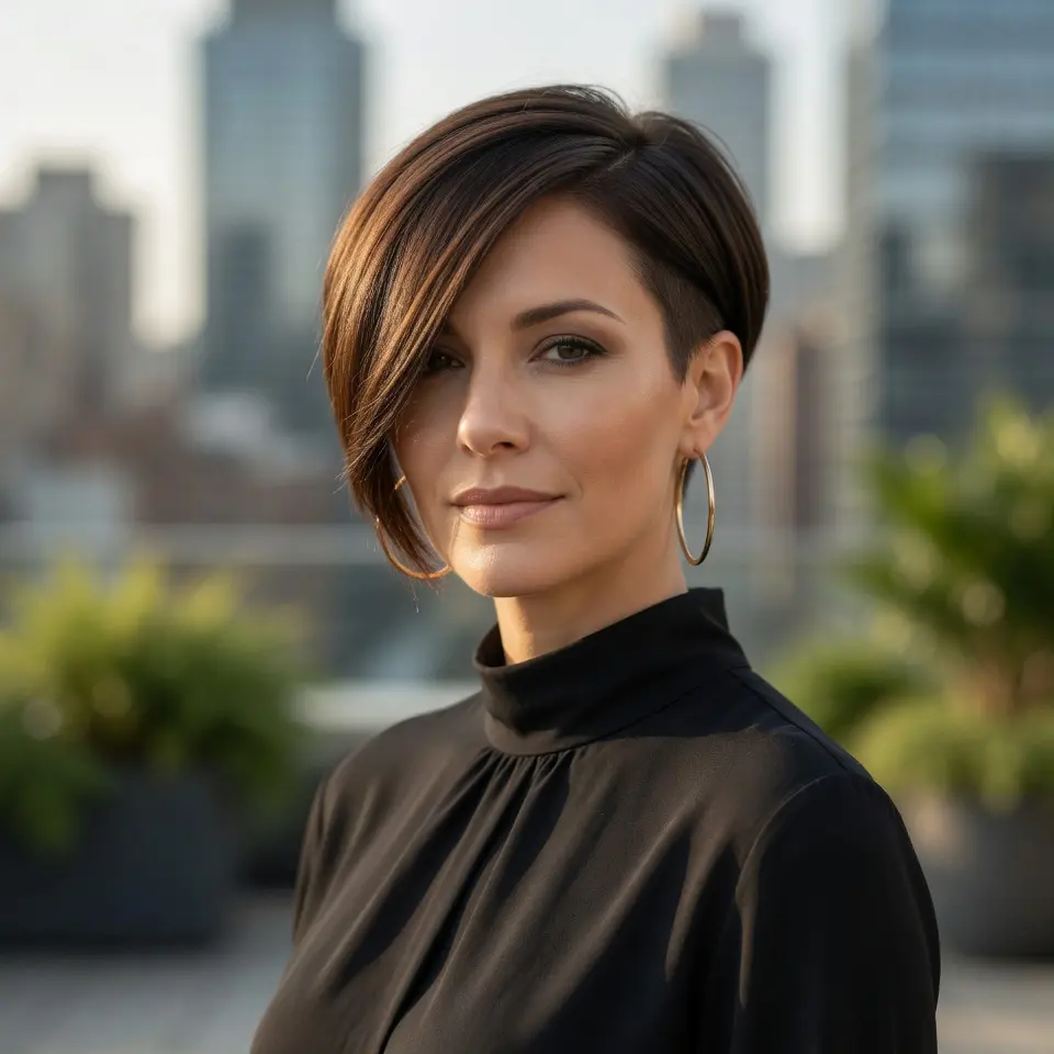 #17 Undercut Pixie Bob Cut