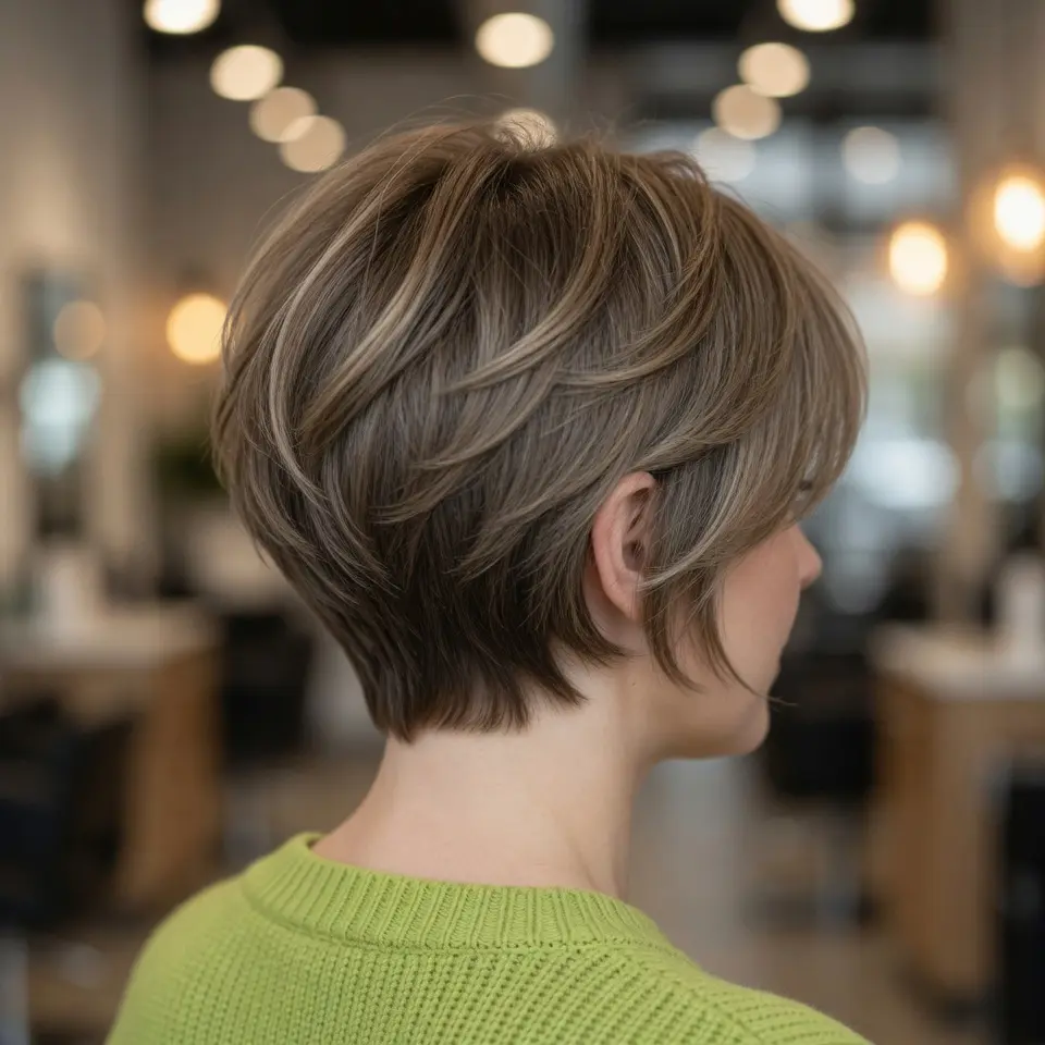 #2 Stylish Layered Pixie Bob with Defined Texture