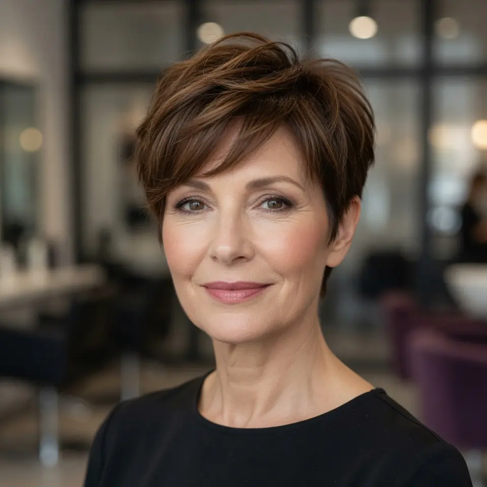 #2 Long Pixie with Subtle Side Bangs