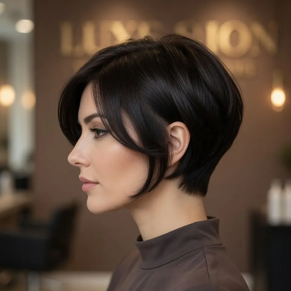 #6 Soft Pixie Bob with a Shaved Undercut