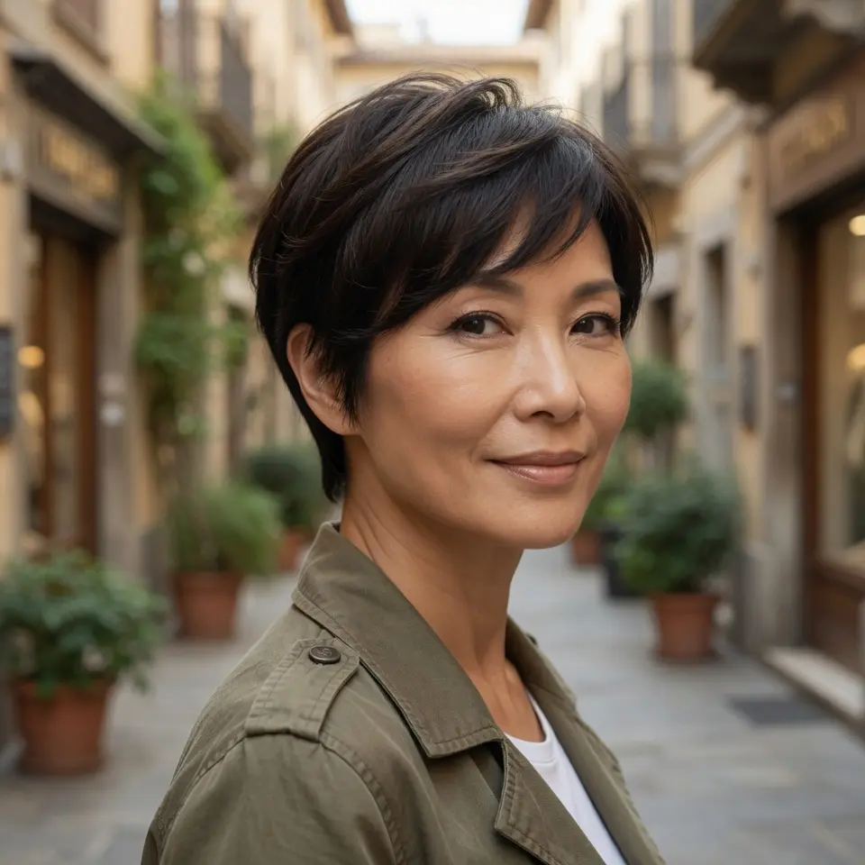 #7 Inverted Pixie Bob with Front Length Emphasis