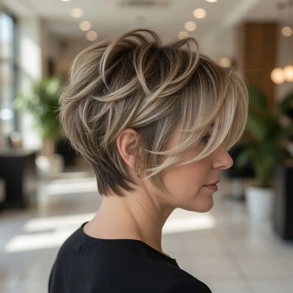 #7 Undercut with a Shaved Nape