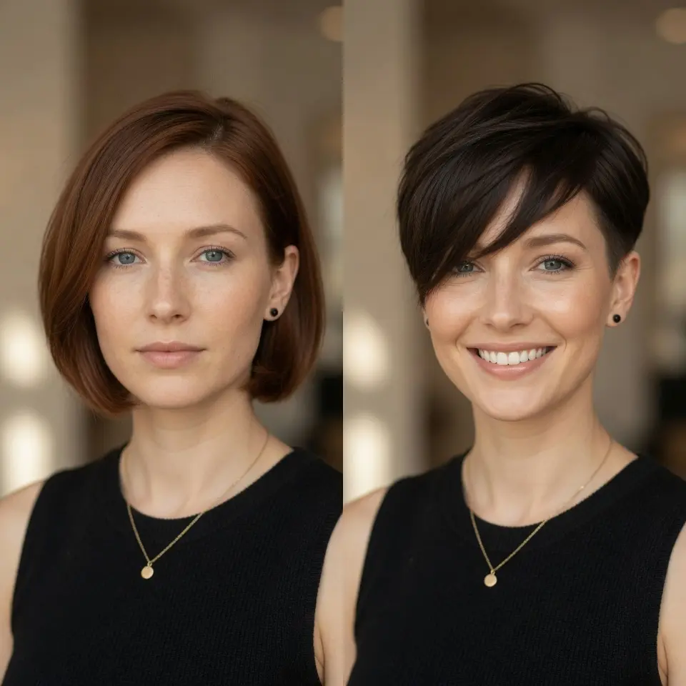 #9 Face-Framing Fringe on a Pixie Cut