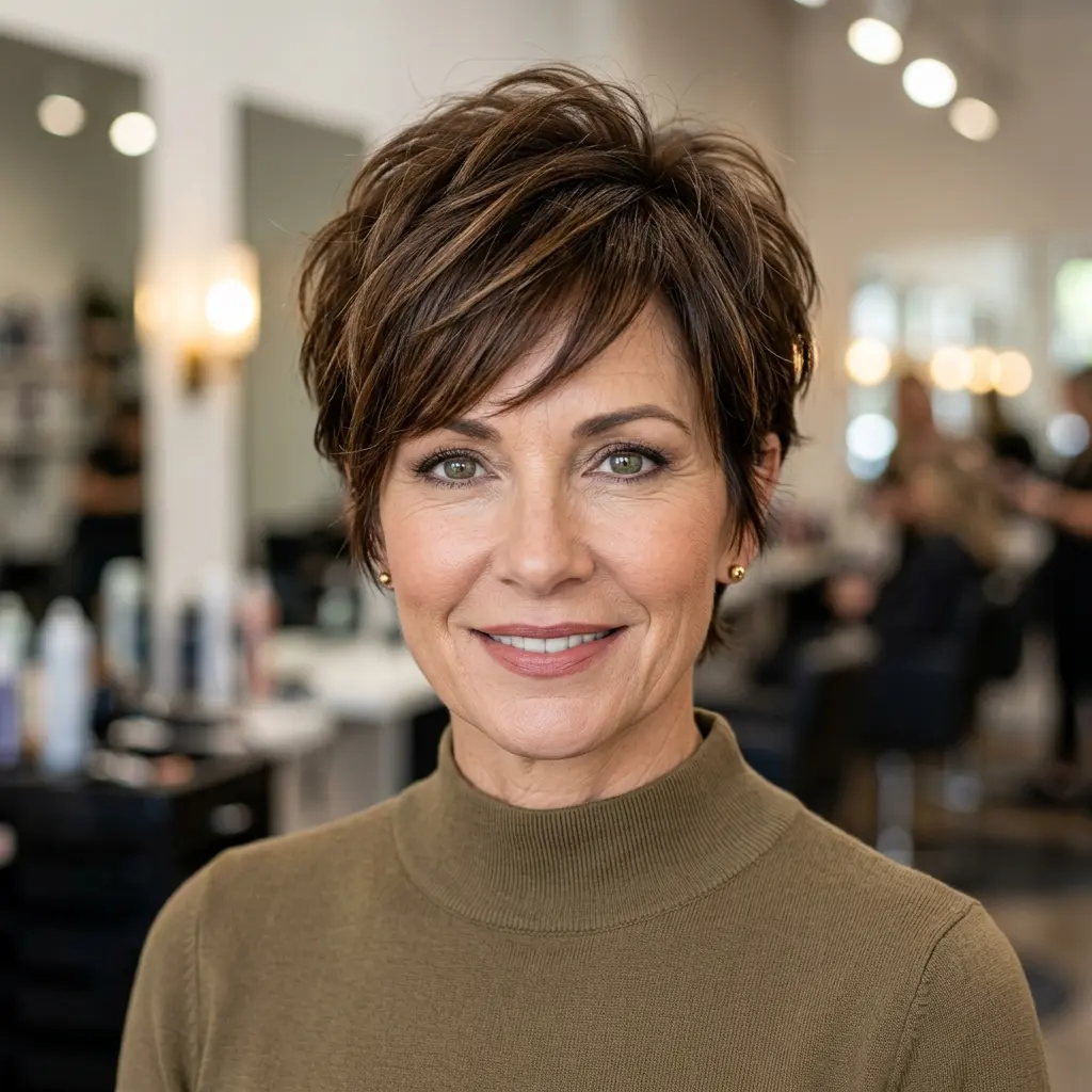 #11 Choppy Side-Swept Pixie Cut