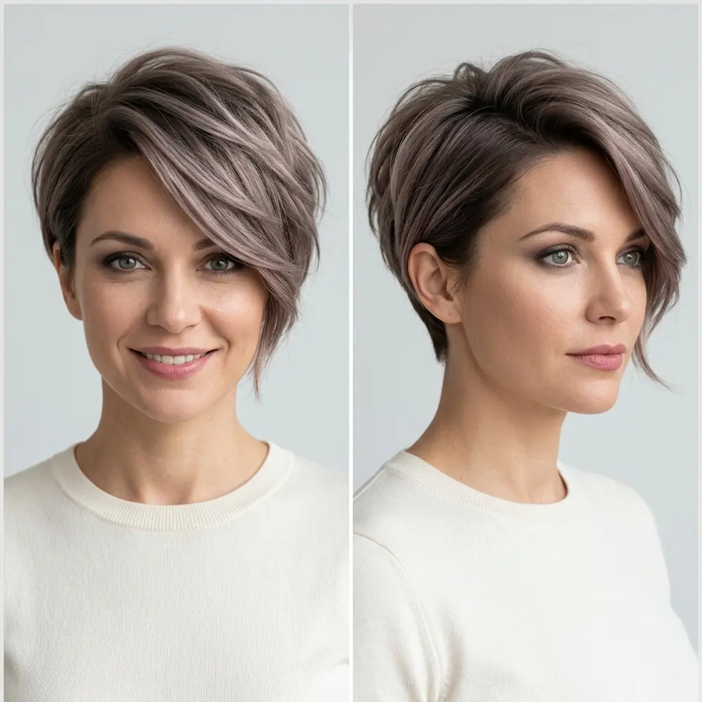 #12 Longer-Length Pixie with an Undercut
