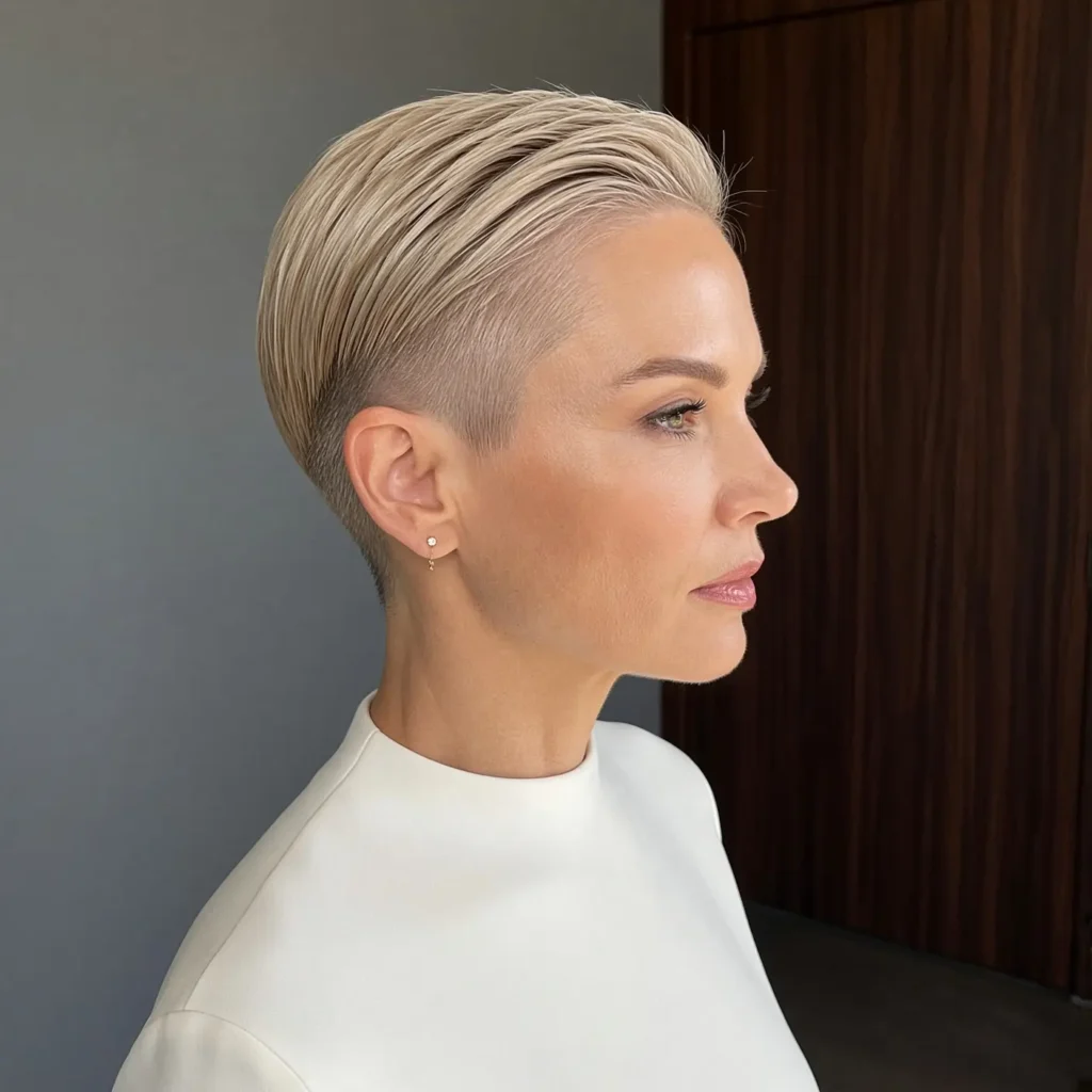 16. Sleek Short Tapered Pixie